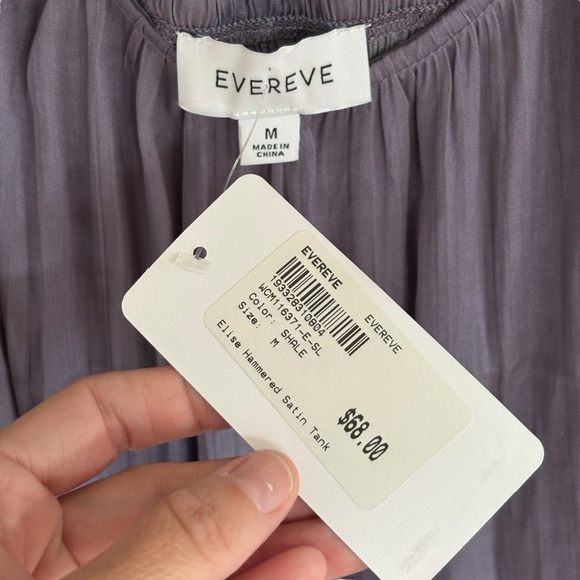 Evereve Womens Purple Lavender Sleeveless Top Size Medium NWT - Picture 4 of 6
